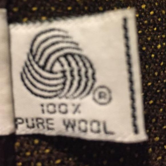 Gianni Brown Wool Blazer ~ Size 14Petite - Picture 7 of 7